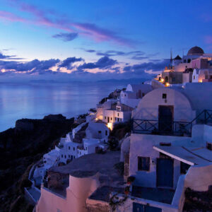 santorini night